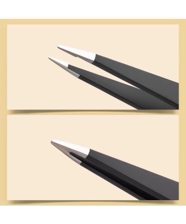Diodiva Tweezers for Eyebrows - Pack of 2 - Black - Buy Online on GoSupps.com