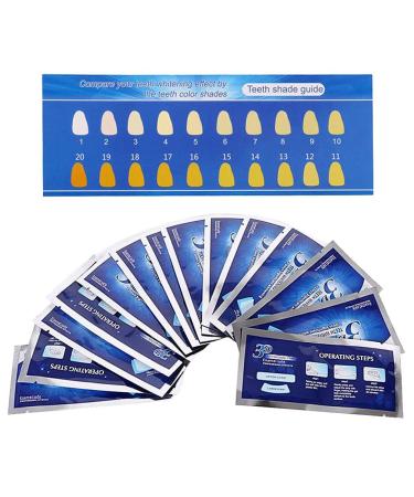 Teeth Whitening Strips Teeth Bleaching Teeth Whitening Kit Teeth Whitening Strips Advanced Double Elastic Gel Strips Kit 14 Pcs 7 Treatments
