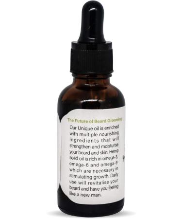 Hemp Beard Oil by BeardGang Members | Premium Blend with Hemp & Natural Oils | Sweet Mary J Scent - The Future of Beard Grooming - Buy Online on GoSupps.com