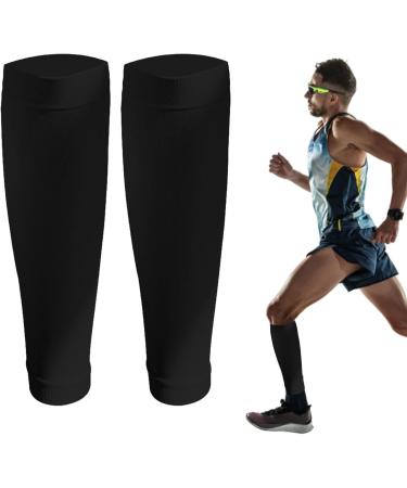 Fulenyi Compression Sleeves for Leg Support - Breathable Calf & Shin Cuffs Black M | International Shipping - Buy Online on GoSupps.com