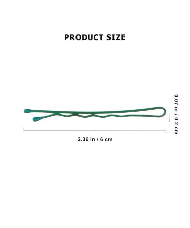 KALLORY 100pcs Colorful Metallic Bobby Hairpins - Macaroon Hair Clips for Women & Girls | Stylish Hair Accessories - Buy Online on GoSupps.com