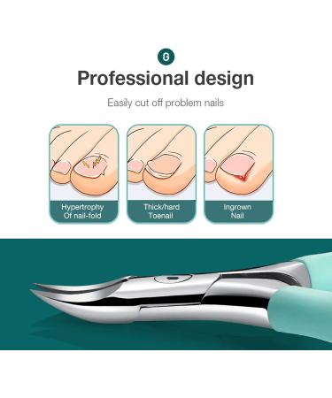 SVAASA Nail Clippers Toenail Clippers Professional Pedicure Tool Nail Clippers Anti-Splash Olecranon Cutters Manicure Tools Sets - Buy Online on GoSupps.com