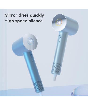 Negative Ions Hair Blower Quiet Ionic Hair Blow Dryer Portable Adjustalbe High Speed for Dorm (US Plug 110V) - Buy Online on GoSupps.com