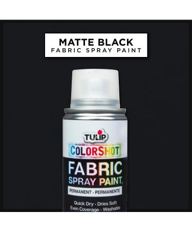 Tulip ColorShot Instant Fabric Spray Color 3oz - Black - Buy Online on GoSupps.com