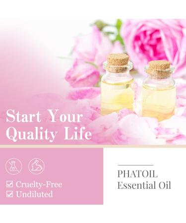 PHATOIL Rose Essential Oil - 100% Pure & Undiluted - Cruelty-Free - 10ML for Diffusers - Home Aromatherapy - Buy Online on GoSupps.com