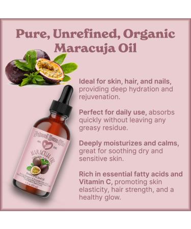 Natural Born Oils Maracuja Oil - 1 Gallon Organic Cold-Pressed Passion Fruit Oil for Radiant Skin & Healthy Hair - Buy Online on GoSupps.com
