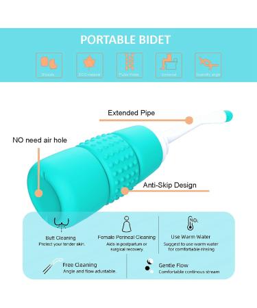 TsoLay 5X Upgraded 350ml Portable Handheld Bidet Sprayer - Best for Personal Cleaning & Hygiene | International Shipping Available - Buy Online on GoSupps.com