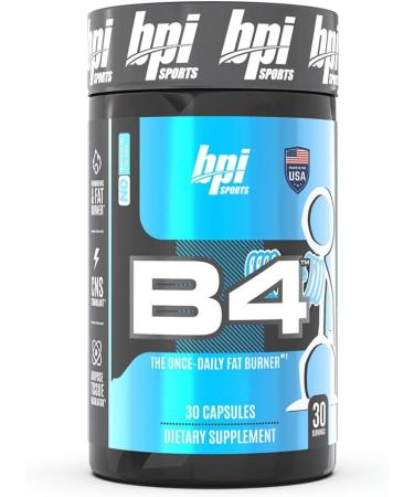 BPI Sports Nite Burn Nighttime Fat Burner & B4 Extra-Strength Fat Burner Capsules Bundle - 60 Servings - Buy Online on GoSupps.com