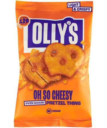 Olly's Pretzel Thins New Variety Pack 35g (Pack of 10) x2 Salted x2 Multi Seeded x2 Sour Cream x2 Sweet Chilli x2 Cheesy Low Calorie Snacks Low Fat Source of Fibre No Preservatives - Buy Online on GoSupps.com