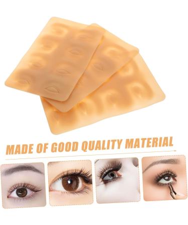 Didiseaon 3pcs Silicone Practice Skin Cosmetic 3d Three-dimensional - Buy Online on GoSupps.com
