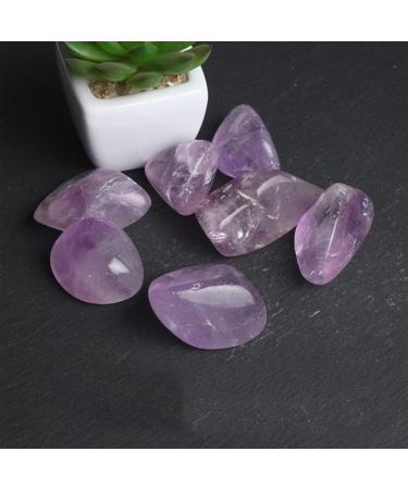 Natural Crystal Rough Natural Quartz Crystal 100g Natural Stones and Crystals Violet Amethyst Quartz Crystal Polished Tumbled Stone Specimen for Home Decoration Home Office Decor - Buy Online on GoSupps.com