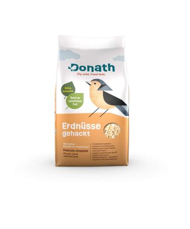 Donath peanuts chopped - rich in natural fat - valuable year -round wild bird feed - from our manufactory in southern Germany - 9 kg 9 kg (1 Pack)