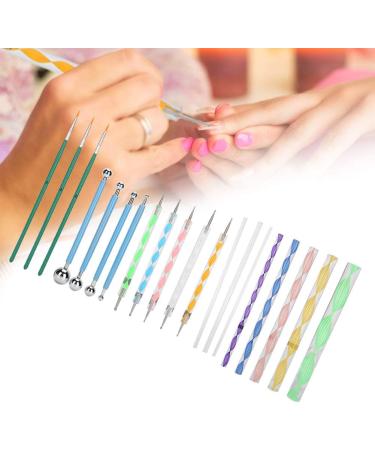 Mandala Dotting Kit - 20 Pcs Double Sided Dotting Tools & Nail Brush Set - Buy Online on GoSupps.com