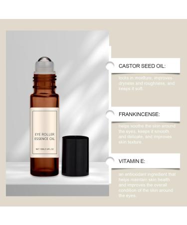 Rollerball Castor Oil and Frankincense Castor Oil Eye Roller for Eyes Bags Under Eyes Wrinkles (10ML 1PC) - Buy Online on GoSupps.com
