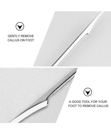 Buy Heallily Stainless Steel Foot File - Dead Skin Scraper Pedicure Tool for Men & Women - 3PCs 17x0.3x0.2 cm - Best Foot Care Solution - Buy Online on GoSupps.com