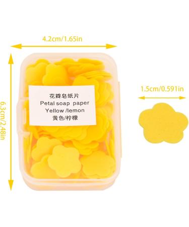 Volumoon Portable Paper Soap Mini Disposable Soap Leaves for Travel Camping & Hiking 4 Boxes of Soap Slices for Easy Use - Buy Online on GoSupps.com