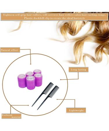 CAPIKE 37-Piece Hair Rollers Set with Self Grip Velcro Rollers, Clips, Combs, and French Braid Device - Jumbo, Large, and Medium Sizes - Hair Styling Kit - Buy Online on GoSupps.com