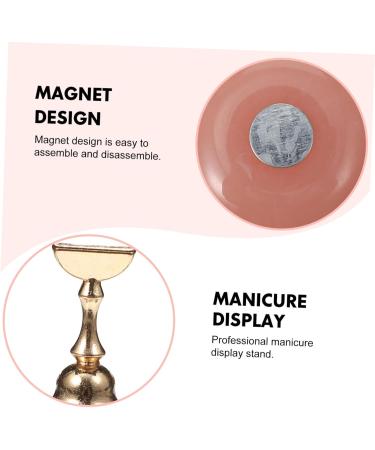 FRCOLOR 1 Set Manicure Practice Base Nail Practice Stand Nail Art Holder Nail Art Practice Holder False Nail Display Nail Art Practice Stand Fingernail Display Stands Resin Nail Supplies 3.5x3.5cm Pink - Buy Online on GoSupps.com