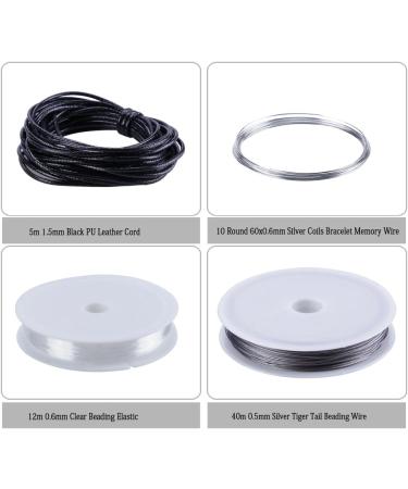 OPOUNT Jewelry Findings Set - Complete Starter Kit for Beading, Making, and Repair with Pliers, Silver Beads, and Wire Tool - Buy Online on GoSupps.com