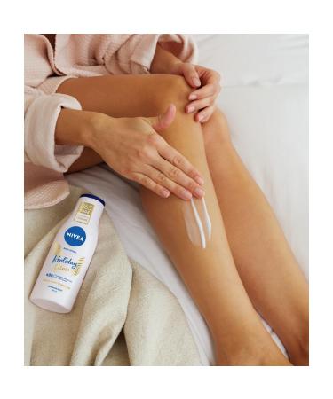 Nivea Body Lotion Holiday Glow 200ml - 48h Moisture Vitamin E & Natural Radiance Gentle Tanning Effect - Buy Online on GoSupps.com