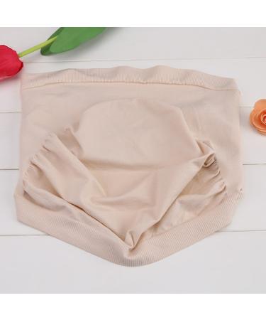 Zerodis Seamless Elastic Belly Support Band for Pregnant Women - Beige (Size M) | Prenatal Care Maternity Clothing - Buy Online on GoSupps.com