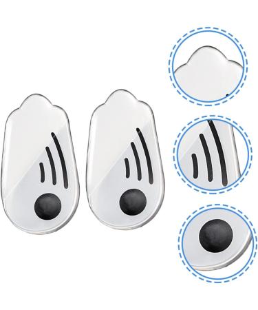 GLEAVI Heel Pads - 2 Pairs Gel Cushions for High Heels & Flat Feet - Transparent Shoe Insoles 10.2x5.9cm - Buy Online on GoSupps.com