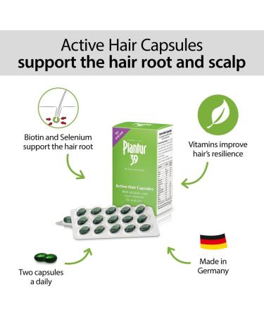 Plantur 39 Caffeine Shampoo and Hair Capsules Set - Prevents Hair Loss, Supports Growth & Thickening - Buy Online on GoSupps.com