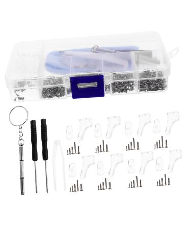 Lurrose glasses screwdriver 1 set glasses repair set sunglasses repair set precision screw-driven-set glasses pads glasses pods glasses handles