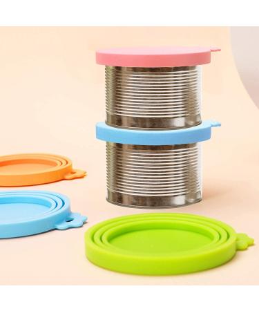 Lydia's Deal 4 Pack Pet Can Covers - Universal Silicone Can Lids | BPA Free & Dishwasher Safe | Fits Most Dog and Cat Food Cans - Buy Online on GoSupps.com
