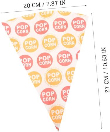 MAGICLULU 150 Pcs Popcorn Bag Candy Treat Bag Mini Gift Bags Cardboard Popcorn Snacks Cookies Snack Cone Bags Pink Gift Bag Cookies Cone Bags Cone Treat Bags Glass Paper Packing Bag Child - Buy Online on GoSupps.com