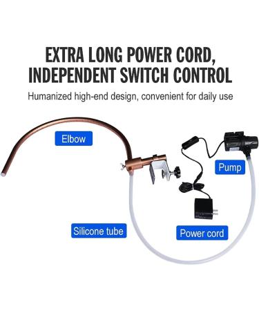 Head Spa Water Circulation Frame Spa Vanity Faucet Water Circulation Device with Pump 180 Adjustable Arc Design Shower Shampoo Bed Massage Accessories - Buy Online on GoSupps.com