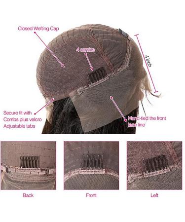 SEMMELY Loose Deep Wave 13x4 Lace Frontal Wig 22 inch | Unprocessed Virgin Human Hair | Wet and Wavy with Baby Hair | Natural Color | 150% Density - Buy Online on GoSupps.com