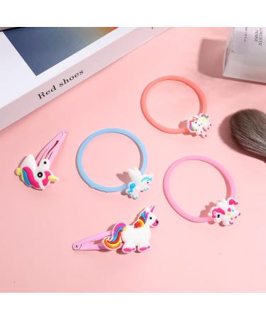 Lurrose 16x Unicorn Hair Clips & Accessories for Girls | Hairpins Bracelets and Hair Ties - International Shipping - Buy Online on GoSupps.com