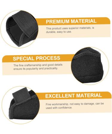 FRCOLOR Reusable Heel Protector Pads - Gel Cups for Dry Heels Non-Slip Black Heel Covers - Key Chain & Roller Bottles Included - Buy Online on GoSupps.com