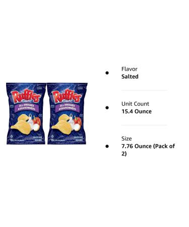 Ruffles All Dressed Potato Chips 220g (2-Pack) - Buy Online Now - Buy Online on GoSupps.com