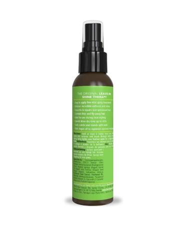 DermOrganic Shine Spray Therapy for Hair with Argan Oil - Smooths Repairs Strengthens 4 fl.oz. DRY SHINE THERAPY - Buy Online on GoSupps.com