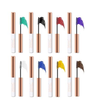 FantasyDay Long Lasting Smudge-Proof Mascara Set - Volumizing, Lengthening, Curling Eyelash Makeup - 8 Pcs 0.17 fl oz - False Lash Effect - Lift and Separate Eye Lashes - Buy Online on GoSupps.com