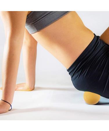 Magiclulu Yoga Accessories - 2st Yoga Ball Self-Massage Tool & Pilates Massage Balls for Feet Back & Muscle Roller - Fascia Balls in Medium Green - Buy Online on GoSupps.com