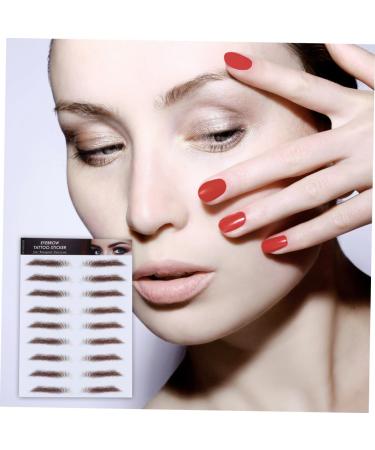 Didiseaon 4pcs Eyebrow Stickers Imitation Eyebrow False Eyebrows Cosmetics Semi-permanent 6d Transfer Paper - Buy Online on GoSupps.com