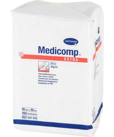 Medicomp Extra Compress 10x10cm Non-Sterile | High-Quality Wound Care | Fast International Shipping - Buy Online on GoSupps.com