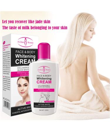120ml Collagen Milk Body Cream - Moisturizing Skin-Light Lotion for Radiant Skin - Buy Online on GoSupps.com