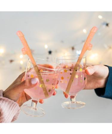 Hen Party Accessories Willy Straws Party Drinking Straws Party Straws Funny Straws P Out Accessories Night Party Girls Skin colored 60pcs - Buy Online on GoSupps.com