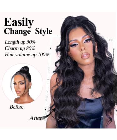 Lure Cordelstrokes Porse Hair Part Extensions - 60cm Wavy Synthetic Ponytail for Women | Shop Internationally - Buy Online on GoSupps.com