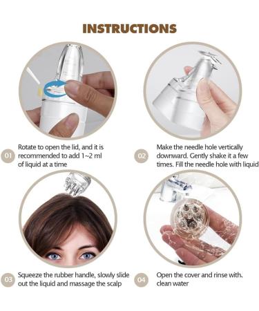 Scalp Applicator Massage Device for Essential Oils | Root Comb & Treatment Bottle | Promote Hair Growth & Easy Installation - Buy Online on GoSupps.com