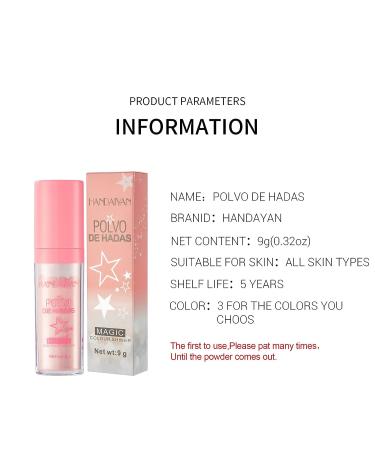 Polvo De Hadas Highlighter Stick - Shimmer Face & Body Glitter Makeup Gift - White Moonbeam - Buy Online on GoSupps.com