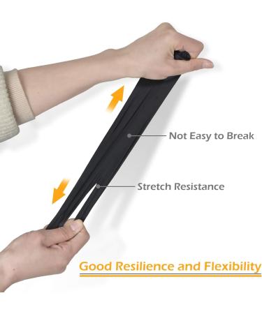 Black Nitrile Gloves 4 Mil, Latex & Powder Free - 100 Pcs Large Cleaning Gloves - Buy Online on GoSupps.com