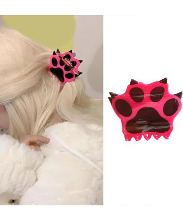 1pc/3pcs Harajuku Cat Paw Hair Claw for Girl Hair Claw Sweet Delicate Cat Paw Shape Hair Barrettes for Teens Ponytail - Buy Online on GoSupps.com