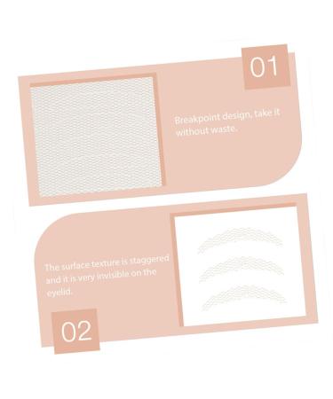 Beavorty 32 Pcs Lace Double Eyelid Sticker Eyes Makeup Decal Fold Invisible Eye Sticker Mesh Beauty Stickers 2.8x0.4x0.1cmx2pcs Light Yellowx2pcs - Buy Online on GoSupps.com