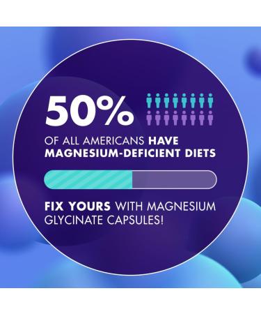 Magnesium Glycinate 500MG Capsules Magnesium Supplement for Adults & Kids with Kava Kava High Absorption Vegan & Non-GMO 120 Capsules 120 Count (Pack of 1) - Buy Online on GoSupps.com