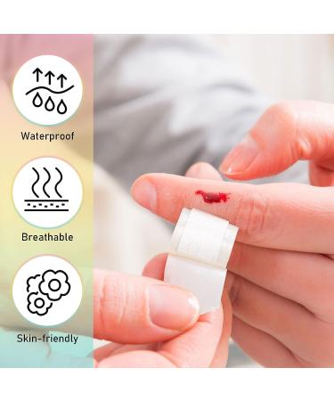 Colorful Tie Dye Kids Bandages - 200 Pcs, Waterproof & Breathable Strips for Children | Protect Scrapes & Cuts - Girls, Boys, Toddlers - Buy Online on GoSupps.com